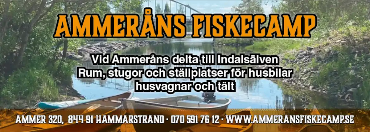 Ammeråns Fiskecamp vid Indalsleden
